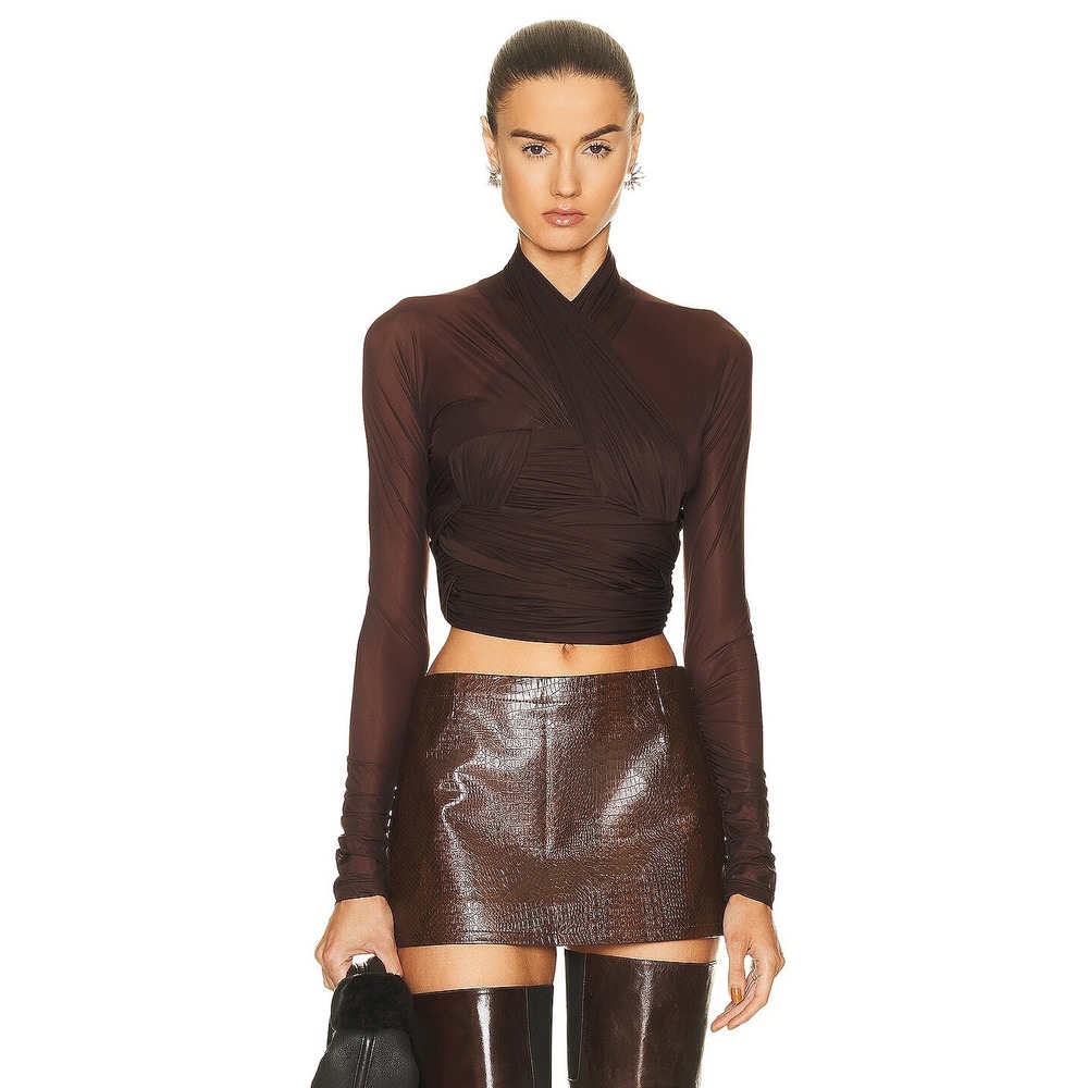 ALEXANDER WANG Ruched Draped Top best for size M